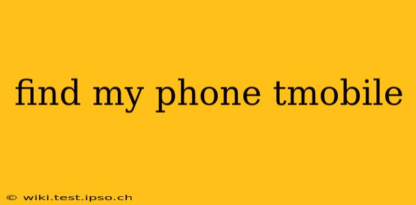 find my phone tmobile
