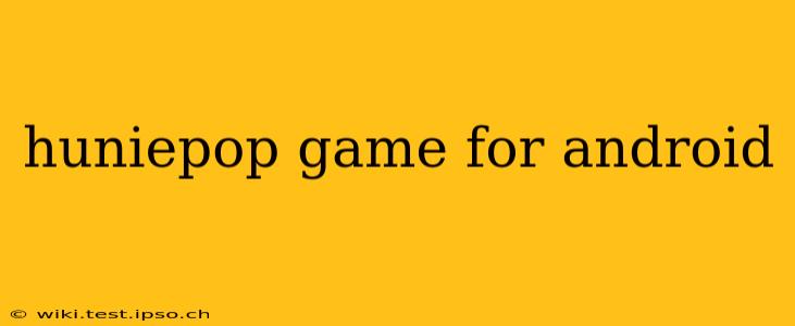 huniepop game for android