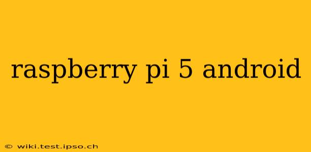 raspberry pi 5 android