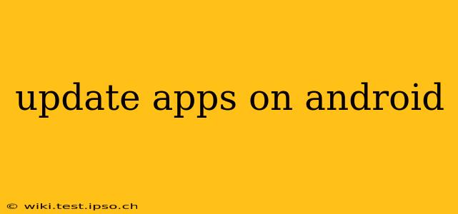 update apps on android